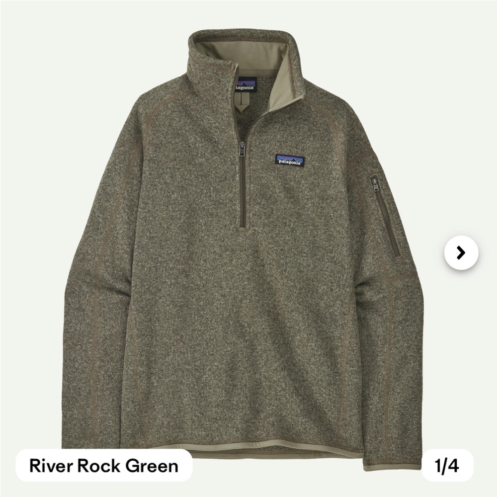 Patagonia Better Sweater 1/4 Zip Fleece